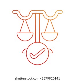 Corporate Laws icon with white background vector stock illustration