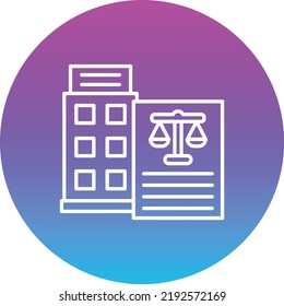 Corporate Laws vector icon. Can be used for printing, mobile and web applications.