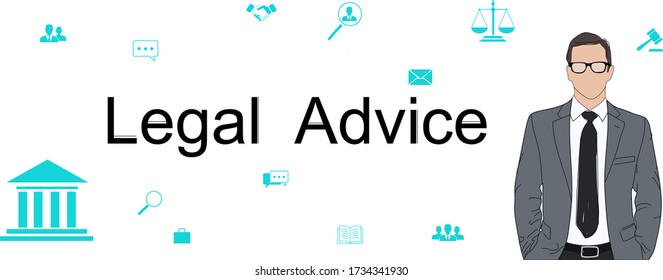 Corporate Lawyer, Advisor Flat Vector Character. Advocate, Consultant Holding Signed Business Agreement, Contract. Law and Justice Symbols. Successful Negotiations. Legal advice. 