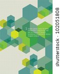 Corporate layout Cubes Design Visual Template