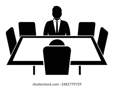 Corporate Leadership at Conference Table