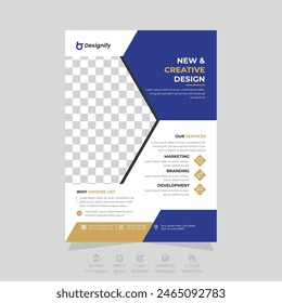 Corporate leaflets Flyer catalog magazine proposal annual report layout template