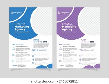 Folletos Corporativas Catálogo de folletos Plantilla de diseño de informe anual