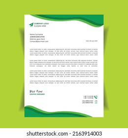 Corporate Leterhead Template Design Fully Editable