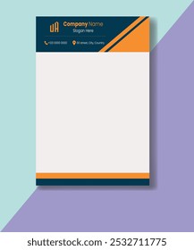 A corporate Letter head Design.