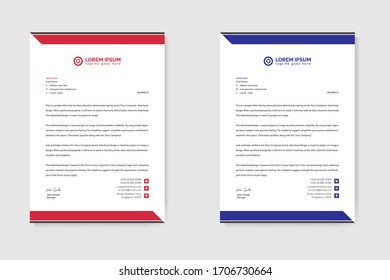 Corporate Letter Head Design Template