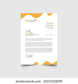 Corporate Letter Head Design Template