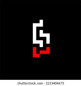 corporate letter s logo simple modern