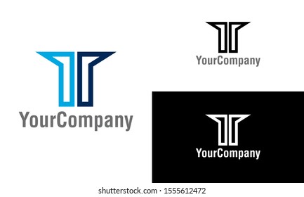 Corporate Letter Ty Logo Design Template Stock Vector (Royalty Free ...