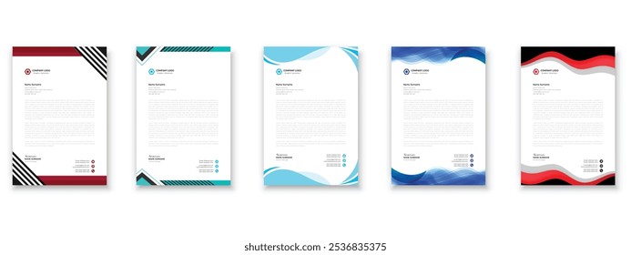 
corporate letterhead design  creative modern letter head design template for your project.
letterhead, letter head, Business letterhead design