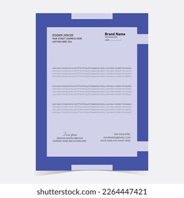 Corporate Letterhead Tamplate Design New