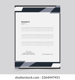 Corporate Letterhead Tamplate Design New