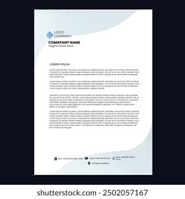 Corporativa diseño de Plantilla de membrete. Diseño de membrete de negocios creativo y de Profesional Plantilla. diseño de Plantilla de membrete