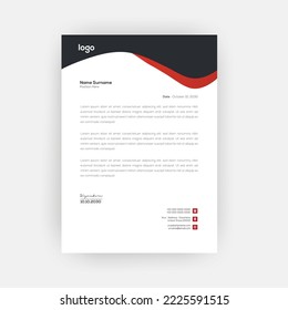 Corporate Letterhead Template Design,a4 sizes