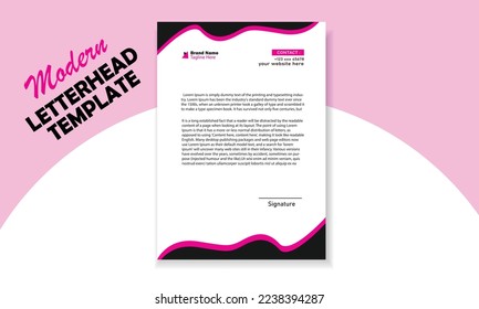 corporate letterhead vector eps file 