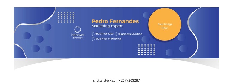 Corporate LinkedIn Banner Template Design.