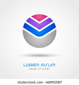 Corporate logo design template, Flat style, Vector Eps 10