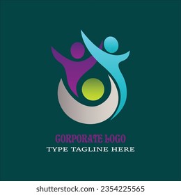 Corporate logo design, unique corporate logo design making for many companies and organization use for them organization logo.