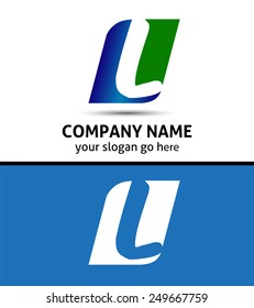 Corporate Logo L Letter company vector design template 