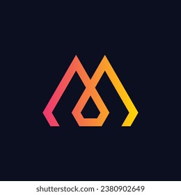 Corporate Logo with Letter M - Branding Identity
