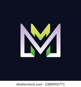 Corporate Logo with Letter M - Branding Identity