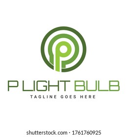 Corporate Logo Vector Icon Symbol Template. P Logo Design. P Logos. Logo Design