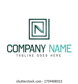 Corporate Logos. Corporate Logo Vector Icon Symbol Template. Corporate N Logo