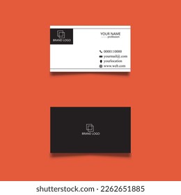 Corporate, Luxury and elegant, modern design vector business card Template