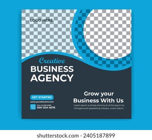 Corporate Marketing Agency Post Banner template 