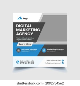 Corporate Marketing Social Media Post Banner Template