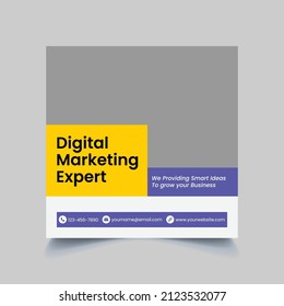Corporate Marketing Social Media Post Banner Template