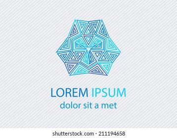 Corporate, Media, Technology styles vector logo design template.