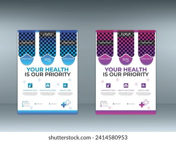 Corporate Medical Flyer Design Template 
