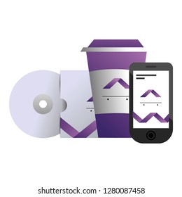 corporate merchandise elements cartoon