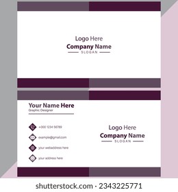 Corporate Minimal Retro Unique Business Card