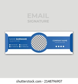 corporate, minimalist, professional, business, modern and creative email signature design template