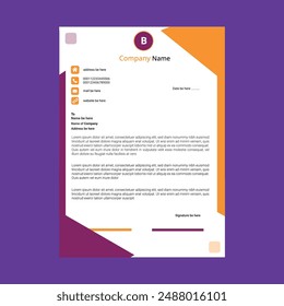 Corporate, Modern, Attractive Letterhead Design