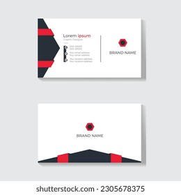 Corporate Modern Busienss Card Template With Clean Design