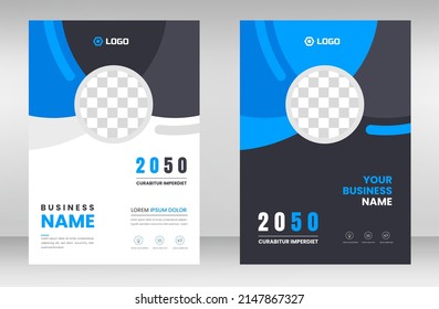 corporate modern Business Book Cover Design Template in A4. Can be use to Brochure, book cover, Annual Report, Corporate Presentation, Portfolio, Flyer, Magazine, Poster,  Website.