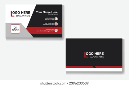 Corporate modern business card design. business card templates for personal and professional use.