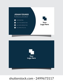 Corporate modern business card design
