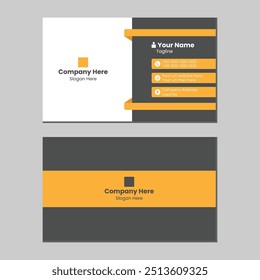 Corporate Modern business card design, Creative modern double-sided business identity template, personal visiting card, professional, personal and business identity card, vector editable card layout