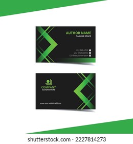 Corporate Modern business card template, luxury visiting card design