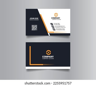 Corporate modern business card template, Professional creative business card template design, Identity, visiting card design