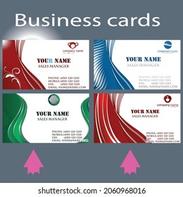 Corporate Modern Business Cards Design