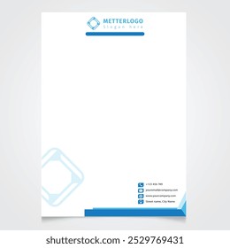 corporate modern business letterhead design template with 4 colors. creative modern letterhead design template eps 10 for your company vector - letter head, letterhead, business letterhead design