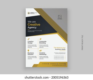 Corporate Modern Creative Marketing Agency Social Media Square Flyer Template with clean design