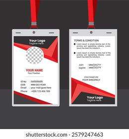 Corporate modern creative minimal simple business Id Card