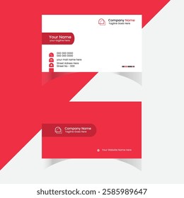  Corporate Modern creative professional business card template design.