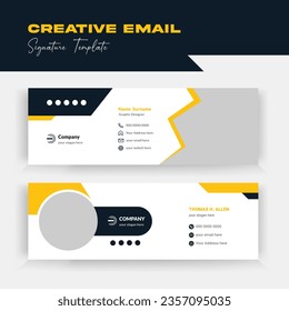 corporate and modern email signature template